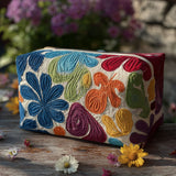 Myriam - Trousse de toilette matelassée Motif Harmonieux
