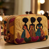 Ophélie - Trousse de toilette matelassée Cœurs de l' Amitié
