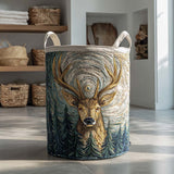 Panier à Linge Matelassé - Cerf