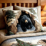 Housse de Coussin Matelassée - Tanière Festive
