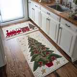 Armelle - Tapis de cuisine De Noël à Arbre et Pin