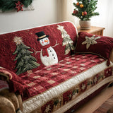 Maëlys - Housse de canapé matelassée Motif de Noël