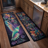 Lilou - Tapis de cuisine Colibri et Fleurs