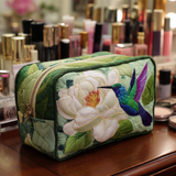 Lilou - Trousse de toilette matelassée Colibri