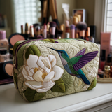 Léonie - Trousse de toilette matelassée Colibri dans Prairie