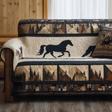 Agathe - Housse de canapé matelassée Style Western
