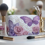 Daphné - Trousse de toilette matelassée Lavande Élégant
