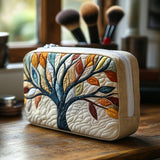 Cécile - Trousse de toilette matelassée Arbre de Vies