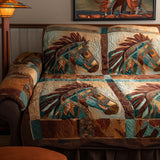Constance - Housse de canapé matelassée Motif Décoratif