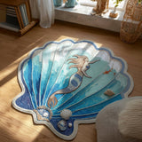 Juliette - Tapis décoratif Forme Personnalisée Lagune des Sirènes