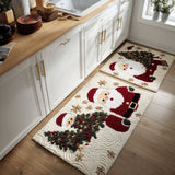Salomé - Tapis de cuisine De Noël à Voyage Festif