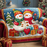 Olympe - Housse de canapé matelassée Motif de Noël