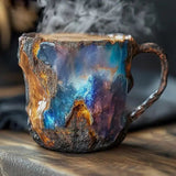 Tasses à Café avec des Cristaux Minéraux Encastrés