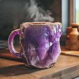 Tasses à Café avec des Cristaux Minéraux Encastrés