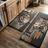 Juliette - Tapis de cuisine Loup et Lune