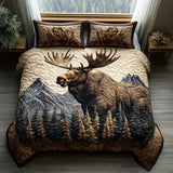 Parure de lit matelassée 3 pièces - Animaux de la Forêt