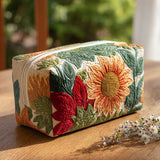 Anouk - Trousse de toilette matelassée Fleur du Matin