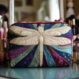 Marguerite - Trousse de toilette matelassée Libellule Mystérieuse