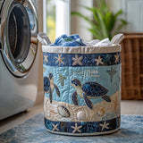 Panier à Linge Matelassé - Tortue de Mer