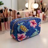 Océane - Trousse de toilette matelassée Tortue Marine