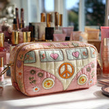 Flavie - Trousse de toilette matelassée Combi Pastel
