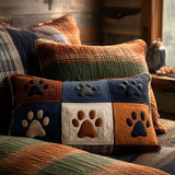 Housse de Coussin Matelassée - Prairie des Empreintes