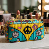 Diane - Trousse de toilette matelassée Combi de la Paix Lumineux