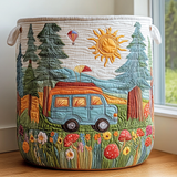 Panier à Linge Matelassé - Voyage Paisible