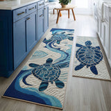 Henriette - Tapis de cuisine Tortue Marine