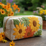 Adèle - Trousse de toilette matelassée Pétales Rêveurs