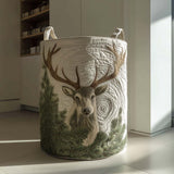 Panier à Linge Matelassé - Cerf