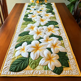 Chemin de Table Matelassé - Fleurs de Frangipanier