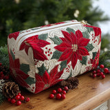 Justine - Trousse de toilette matelassée Étoile de Noël