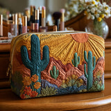 Fanny - Trousse de toilette matelassée Cactus Tendre