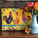 Valérie - Set de table matelassé Poule
