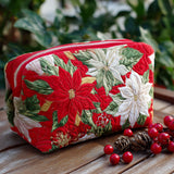 Marion - Trousse de toilette matelassée Pétale Lumineux
