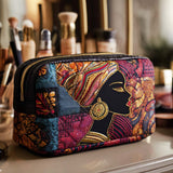 Jeanne - Trousse de toilette matelassée Motif Radieux