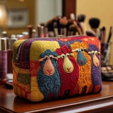 Nathalie - Trousse de toilette matelassée Moutons