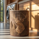 Panier à Linge Matelassé - Cerf