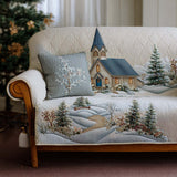 Charlotte - Housse de canapé matelassée Lumière Sacrée de Noël