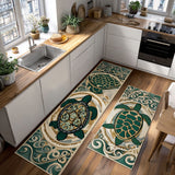 Justine - Tapis de cuisine Coquillages Délicat