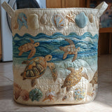 Panier à Linge Matelassé - Libre et Serein