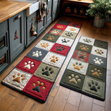 Hélène - Tapis de cuisine Empreintes de Patte