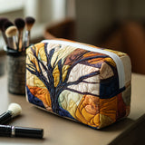 Axelle - Trousse de toilette matelassée Branches de l' Arbre de Vies