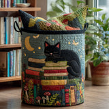 Panier à Linge Matelassé - Pays des Livres Étoilé