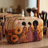 Océ - Trousse de toilette matelassée Tournesols Lumineux