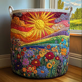 Panier à Linge Matelassé - Délice Ensoleillé