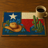 Jeanne - Set de table matelassé Esprit du Texas