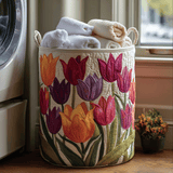 Panier à Linge Matelassé - Joie des Tulipes