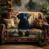 Marion - Housse de canapé matelassée Labrador Retriever